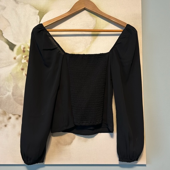 ABERCROMBIE CINCH FRONT BLOUSE - Picture 3 of 3